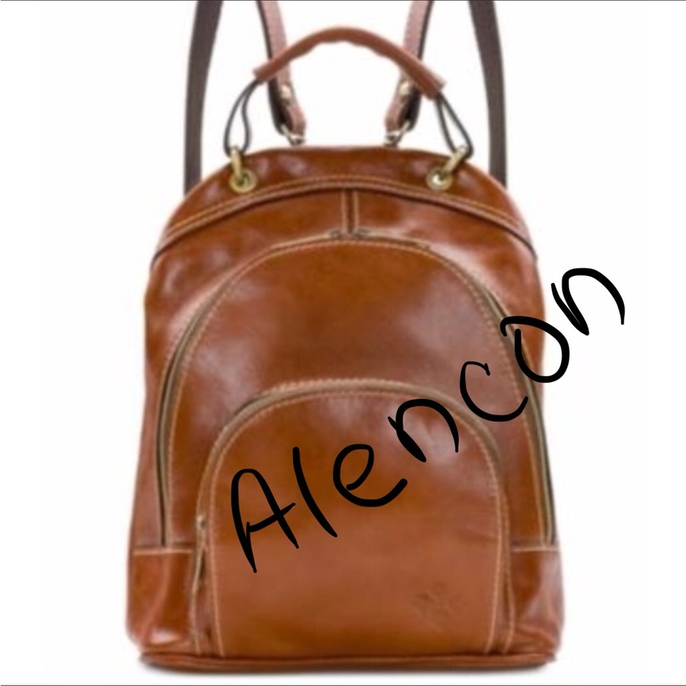 Patricia Nash Brown Leather Backpack